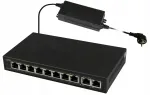 PoE l&uuml;liti Pulsar SG108-90W, 8 gigabit PoE &uuml;hendust