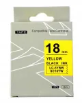 Iseliimuv lint Epson LK-5YBW, 18 mm, kollane musta tekstiga