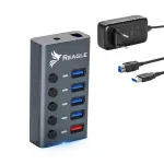 USB jagaja PRO, 4 USB-A pesa, 3.1, kuni 36W