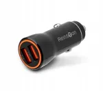 Reinston auto laadija, 2x USB, 2.4A, 12/24V