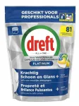 N&otilde;udepesukapslid Dreft Platinum Lemon, 81 tk
