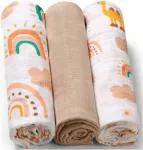 BABYONO musliinm&auml;hkmed 70x70, 3 tk