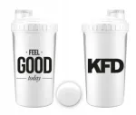 KFD shaker 700 ml, valge, s&otilde;elaga FEEL GOOD