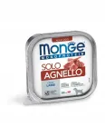 Koerte konservid MONGE SOLO lambalihaga, 150 g