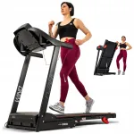 Kokkupandav elektriline jooksulint koduseks kasutamiseks, reguleeritav kalle, kuni 150 kg, maksimaalne kiirus 2 km/h