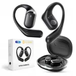 Juhtmeta Bluetooth k&otilde;rvaklapid v5.4 500mAh powerbankiga, mustad