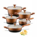 Starke Pro Texture Copper 10-osaline pottide komplekt induktsioonipliidile sobiv (16/20/24/28 cm)