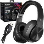 Traadita k&otilde;rvaklapid mikrofoniga, raadiosaatja, MP3 ja Bluetoothiga