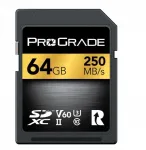 M&auml;lukaart SD-XC V60 64GB 250MB/s kuldne
