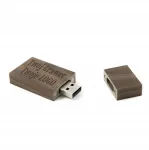 Drive wood Wide Dark Walnut 256 GB USB m&auml;lupulk, USB 3.0, graveeritud logoga