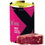 M&auml;rg koeratoit X-DOG, 800 g, 100% veiseliha