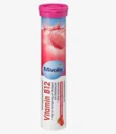 Vitamiin B12 efervesentsed tabletid Mivolis, 20 tk, 82 g, Saksamaa