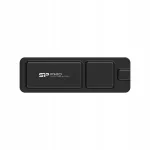 V&auml;line SSD k&otilde;vaketas Silicon Power PX10 1TB, USB-C 3.2 Gen 2x2, must, 1050 MB/s