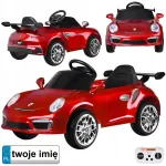 Laste elektriauto Porsche RUF CTR3, punane, puldiga PA0327