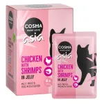 Cosma Asia niiske kassitoit kana ja krevettidega želees, 6 x 100 g