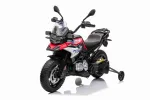 Laste elektriline mootorratas BMW F850 GS, punane, abirattastega