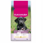Kuiv koeratoit EUKANUBA Puppy Large kanaga, 15 kg