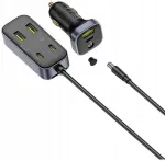 Baseus BackseatPal L1 auto laadija, 110W, 3 x USB-A, 3 x USB-C
