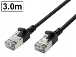 V&otilde;rgukaabel Cat.6A FTP, RJ45-RJ45, &otilde;huke, must, 3 m