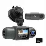 4K WiFi GPS kahe kaameraga auto salvesti