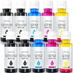 HP Smart Tank 515/615/530/519/510/500/618/610/415/419 tindikassetid GT51/GT52