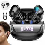 Traadita k&otilde;rvaklapid Bluetooth 5.4, mustad, veekindlad IP7