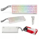MARVO Saber 65W valge traadita mehaaniline RGB klaviatuur m&auml;ngijatele