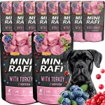 DOLINA NOTECI RAFI konservtoit koertele kalkunilihaga, 150 g, 10 tk
