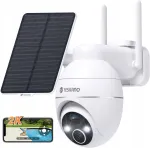 V&auml;ljas p&auml;ikeseenergiaga WiFi-kaamera, 2K 3MP, PTZ 360&deg;, PIR-andur, IP66