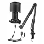 Fifine T683 kondensaatormikrofoni komplekt USB/USB-C, popfilter ja hoidikuga