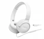K&otilde;rvaklapid JBL Tune 520C USB-C mikrofoni ja valge v&auml;rvusega