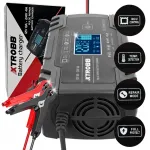 Mikroprotsessoriga automaatne aku laadija remondifunktsiooniga, 12V/24V, 8A