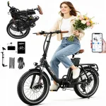 Kokkupandav elektrijalgratas ONESPORT OT16-2, 250W, 48V, 17Ah, 25 km/h, 120 km, rakendusega