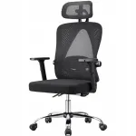 Kontoritool MELOKEA, ergonoomiline, reguleeritav, must, kuni 150 kg