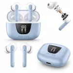 Traadita k&otilde;rvaklapid ROTTER Wireless Earbuds Bluetooth USB-C sinised