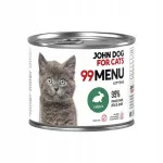 John Dog 99 MENU niiske kassitoit kassipoegadele k&uuml;&uuml;likuga 200g