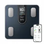 Digitaalsed vannitoa kaalud Eufy Bluetoothiga, LCD, mustad, 3.36 tolli, 16 funktsiooni