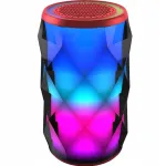 Kaasaskantav Bluetooth k&otilde;lar NUBI T11 LED valgustusega, punane