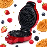 Vahvlipann AMBIANO 1200W s&uuml;damekujulistega, ILAG, temperatuuri juhtimine