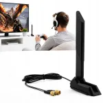 WiFi antenn 9dBi, 2.4/5/6GHz, RP-SMA, magnetalusega