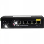 T&ouml;&ouml;stuslik PoE l&uuml;liti GETFORT, 4 GE + 1 GE + 1 SFP, -40/80&deg;C