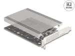 Delock 90210 PCIe x16 kaart 4 NVMe M.2 pesaga ja jahutusradiaatoriga