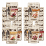 SHELMA Mega Box m&auml;rgtoit kassidele, filee salat, 4 maitset, 24 x 85 g, teraviljavaba
