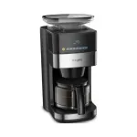Kohvimasin integreeritud jahvatajaga Krups KM832810, 1,25 l, must