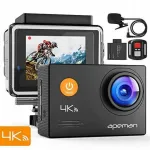 Tegevuskaamera APEMAN A79, 4K UHD, WiFi, veekindel, 20 MP, 40 m