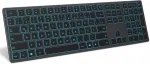 Traadita Bluetooth klaviatuur h&otilde;be-must, saksa QWERTZ