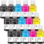 Tindikassettide komplekt 15 tk GT51 GT52 XL, sobib HP Smart Tank 675, 720, 790, Ink Tank 419