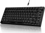 Mehaaniline klaviatuur YINDIAO AK820, USB-C, 75%, punane, PBT