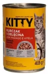 Kitty m&auml;rg kassitoit kana ja vasikaliha kastmes, 415 g