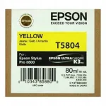 Epson T5804 kollane tinditint, sobib Stylus Pro 3800/3880